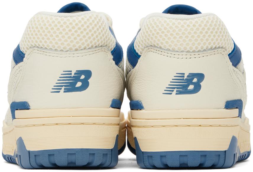 New Balance Off-White & Blue BBW550 Sneakers