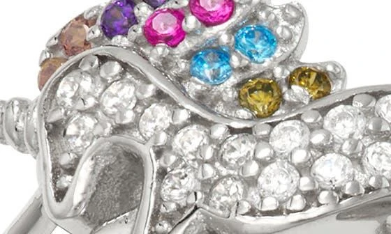 FZN Kids
 Sterling Silver Cubic Zirconia Unicorn Ring 2