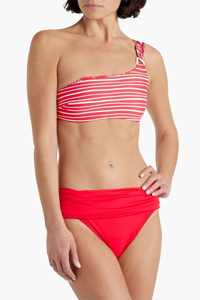 Seafolly Folklore one-shoulder printed bikini top 5
