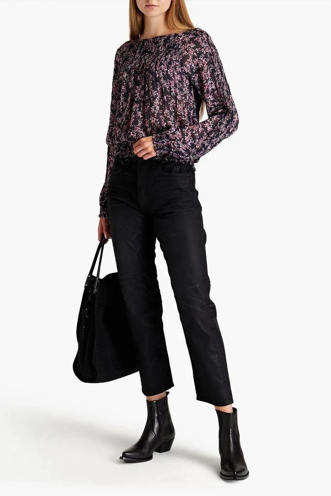 Rag & Bone Maya cropped waxed high-rise slim-leg jeans 2