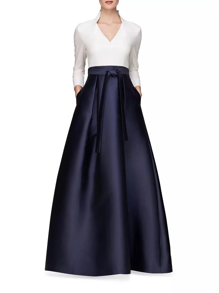 Kay Unger Phoebe Swan-Neck Gown 2