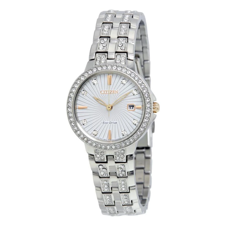 Citizen Silhouette Crystal Eco-Drive Ladies Watch EW2340-58A 1
