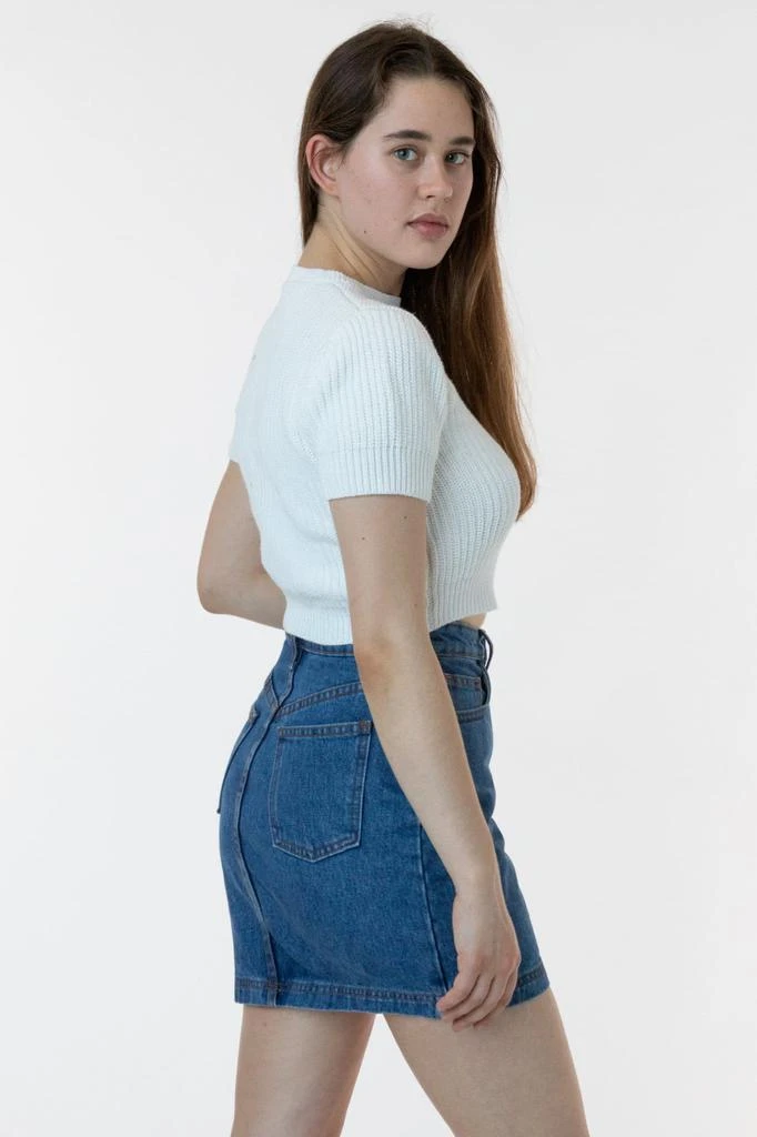 Los Angeles Apparel RDNW33 - Denim High Waist Pencil Skirt 13