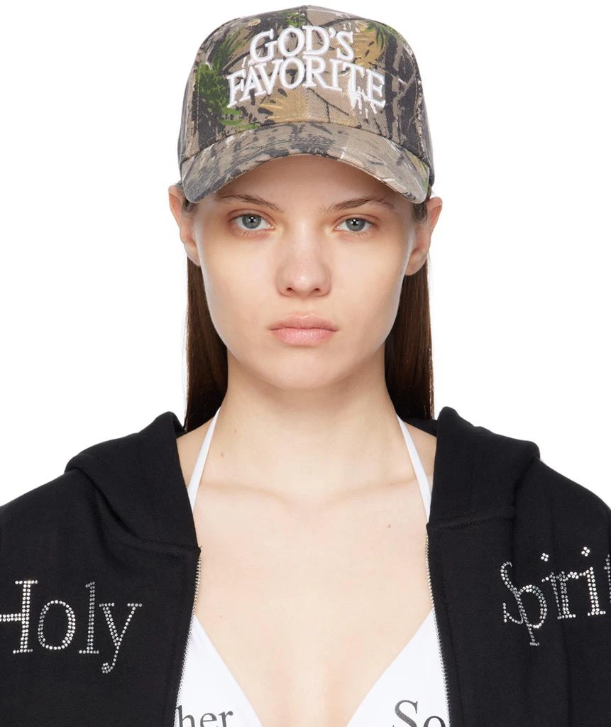 Praying Khaki 'God's Favorite' Cap 1