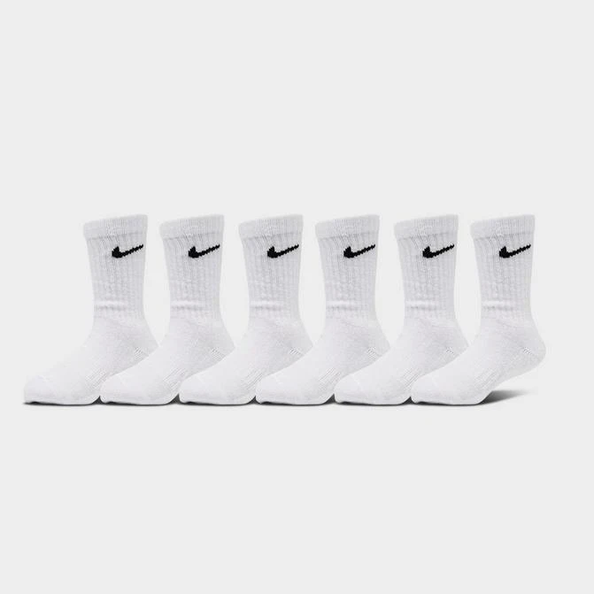 NIKE Little Kids' Nike Dri-Fit Crew Socks (6-Pack) 1