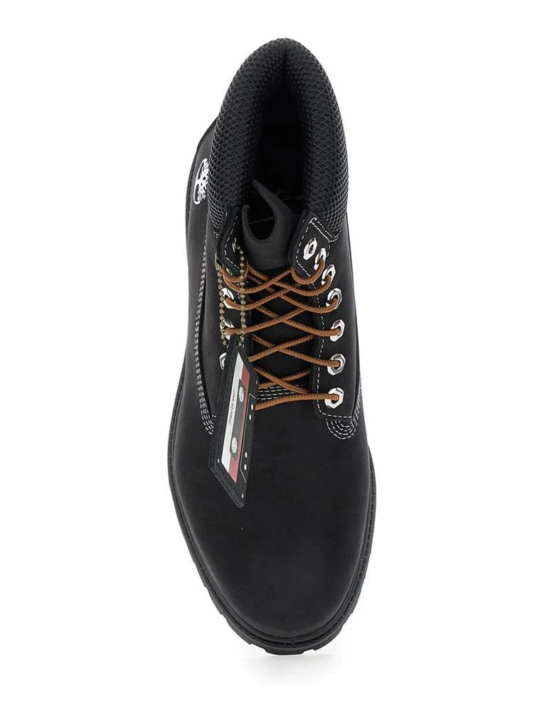 Timberland Timberland Premium 6 Inch Lace Up Waterproof Mens Boot Black Nubuck 4