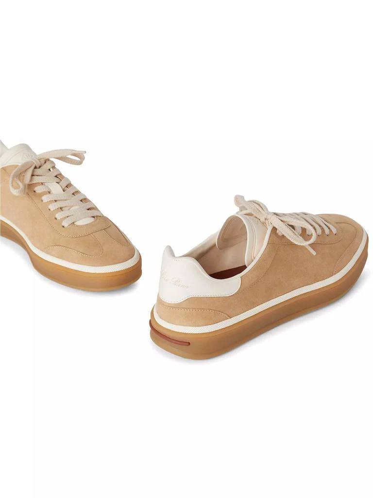 Loro Piana Tennis Walk Suede Sneakers 6