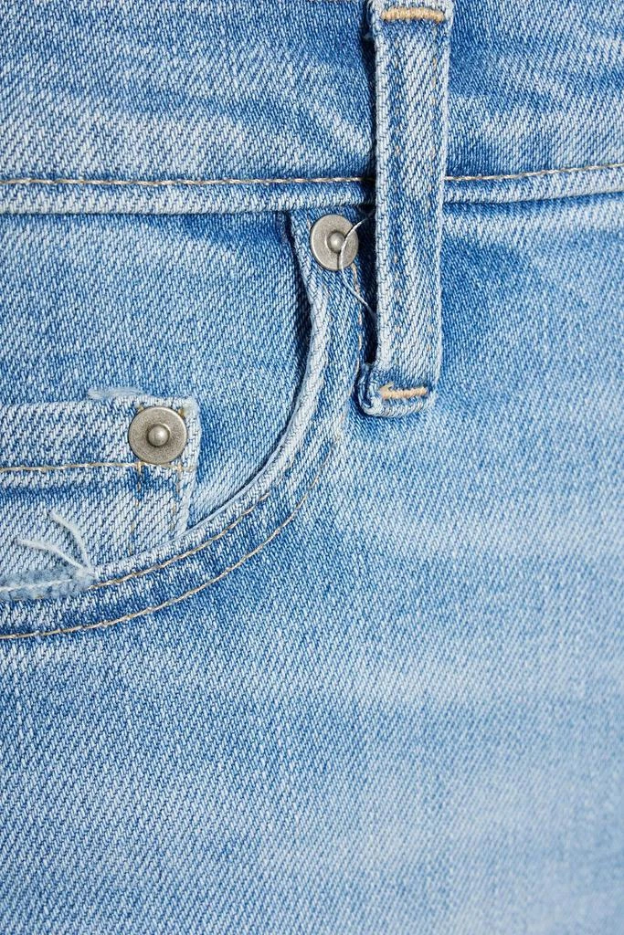 Nobody Denim Cult cropped distressed high-rise skinny jeans 4