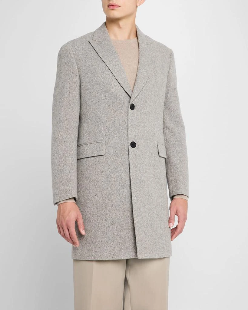 Cardinal of Canada Men's Sutton Herringbone Topcoat 4