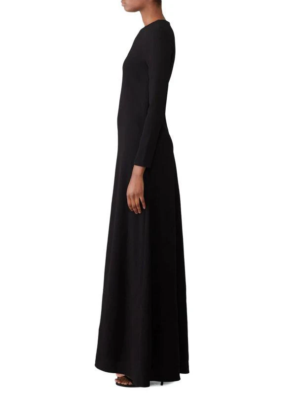 CO Solid A Line Maxi Dress 3