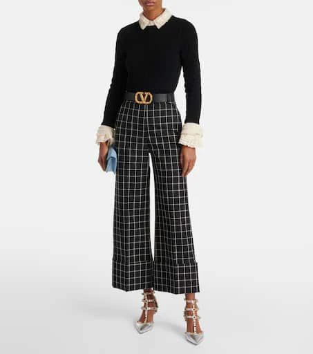 Valentino Rockstud 65 embellished leather pumps 3