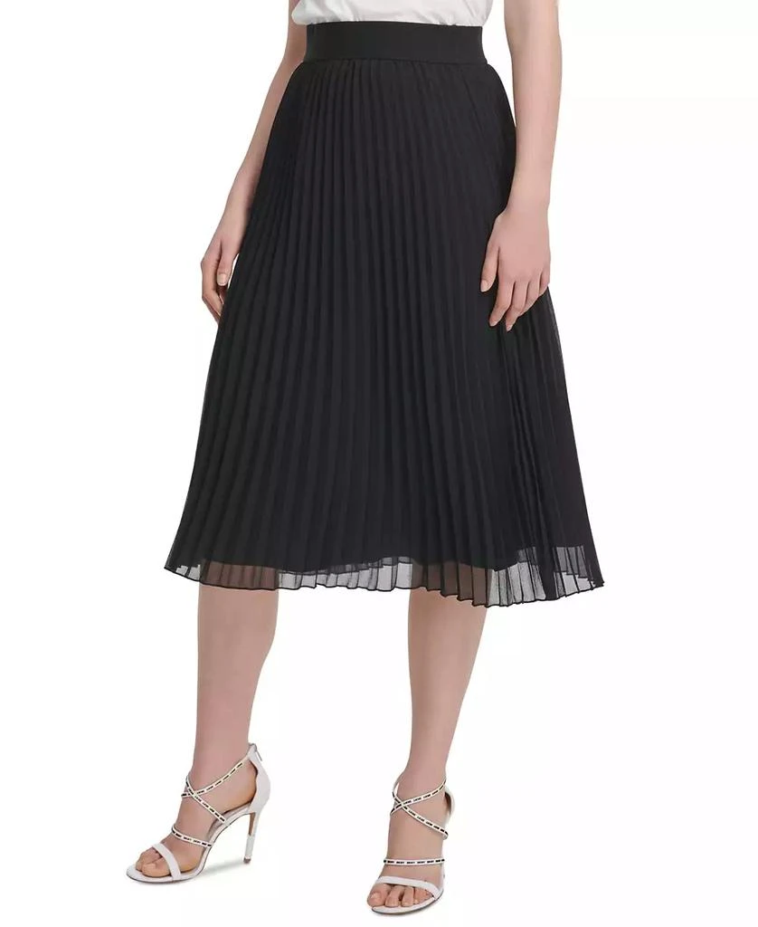 DKNY Pleated Midi Skirt 1