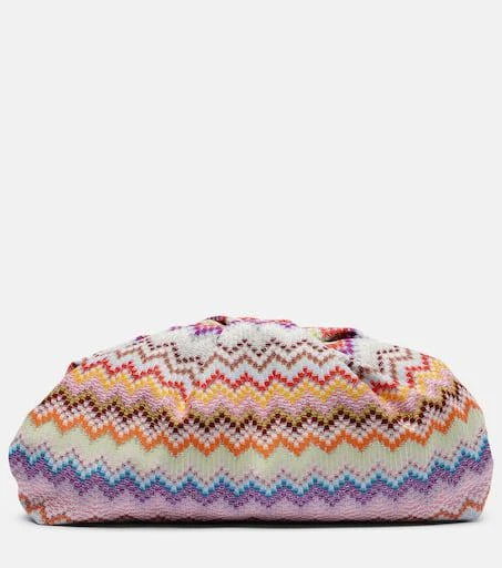 Missoni Zigzag Large jacquard clutch