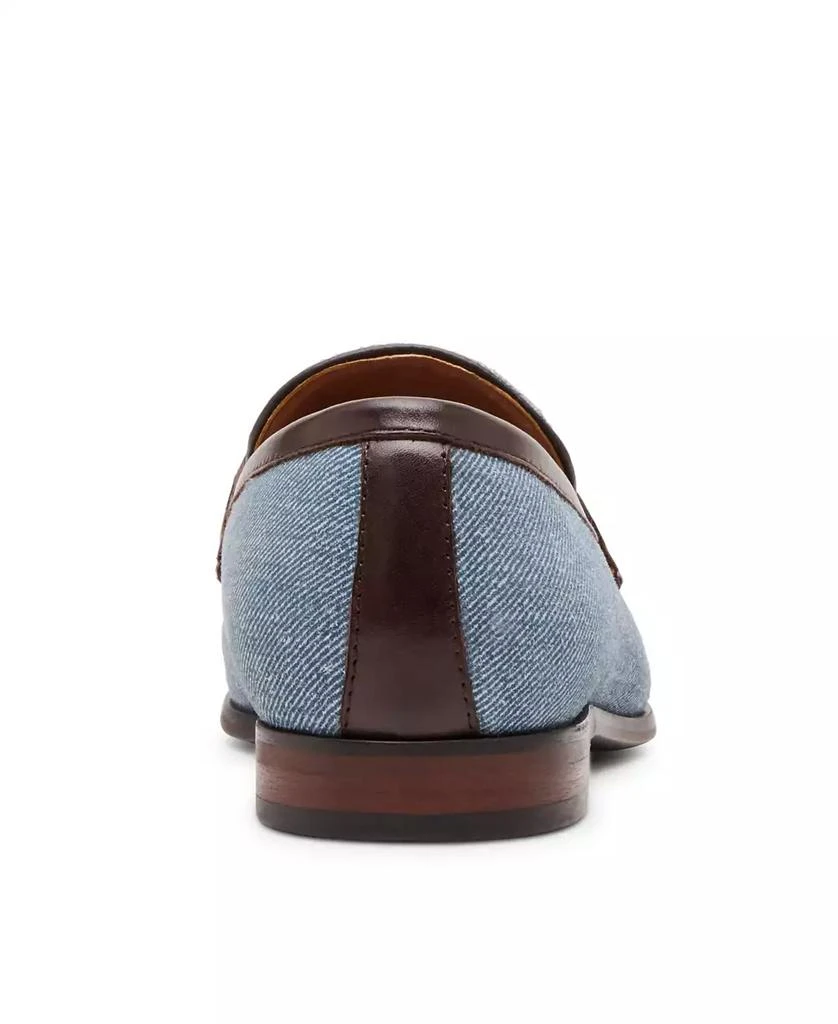 Steve Madden Men\'s Octavian Penny Loafer Denim Blue Brown Size 10 Steve Madden Men main image 3