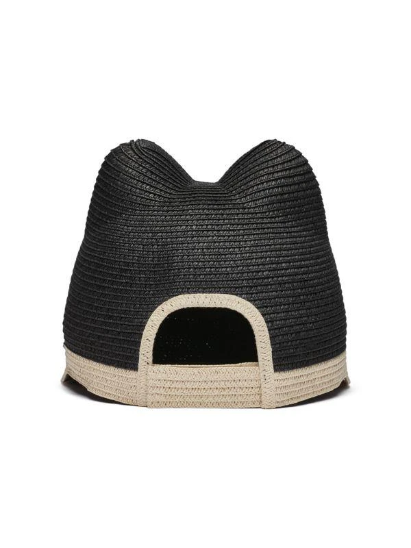Karl Lagerfeld Paris Choupette Ears Straw Cat Hat 3