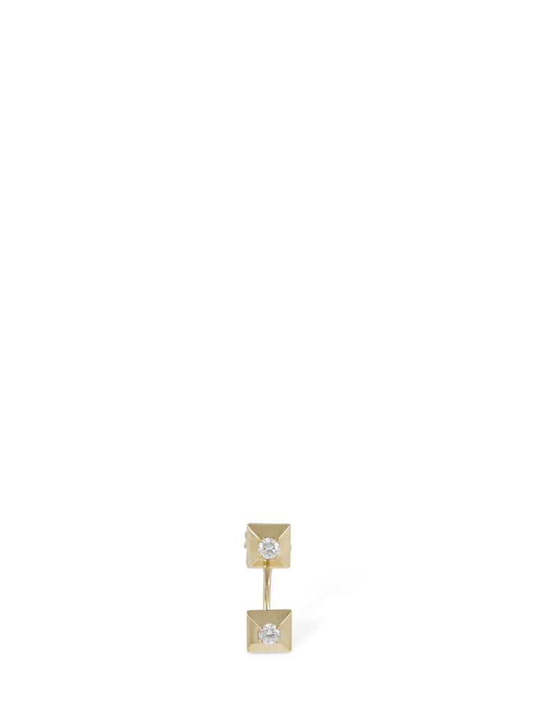 EÉRA 18k & Diamond Double Mini Mono Earring