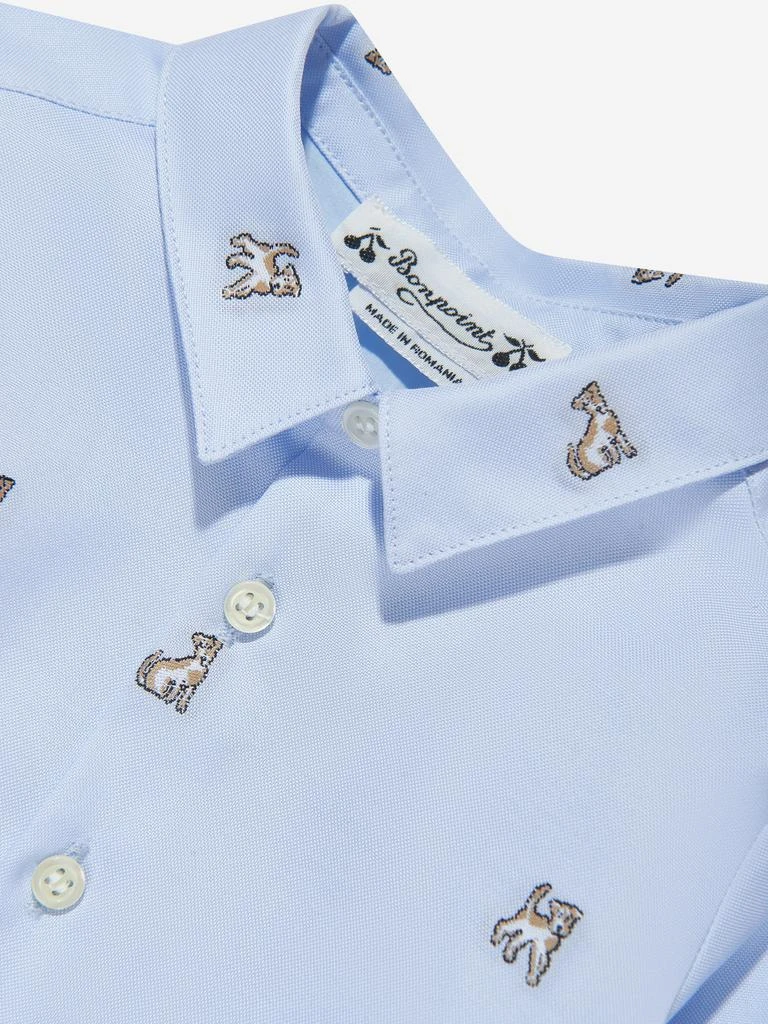 Bonpoint Bonpoint Baby Boys Malo Shirt in Blue 3