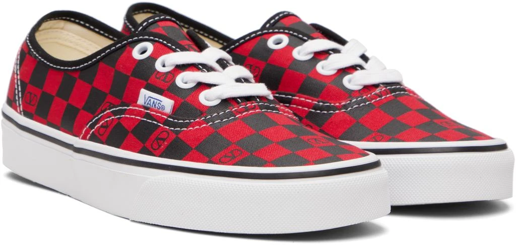 Valentino Red Vans Edition VLogo Checkerboard Sneakers 4