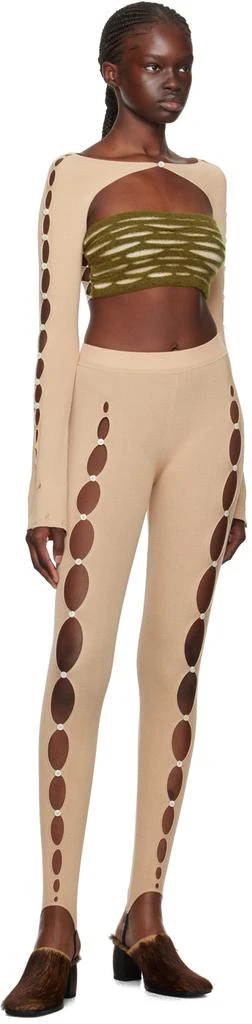 RUI Beige Cutout Arm Warmers 4