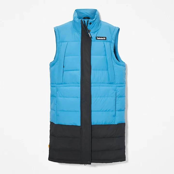 Timberland Long Puffer Gilet for Women in Blue 6