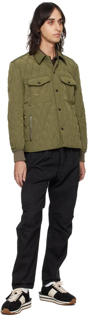 Tom Ford Black Wide Cargo Pants 4