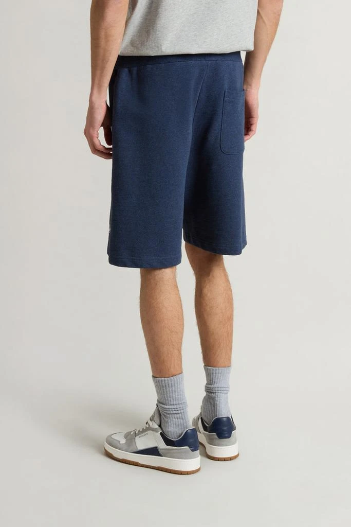 Woolrich Shorts in Pure Cotton Mouliné Fleece - Men - Gray 3