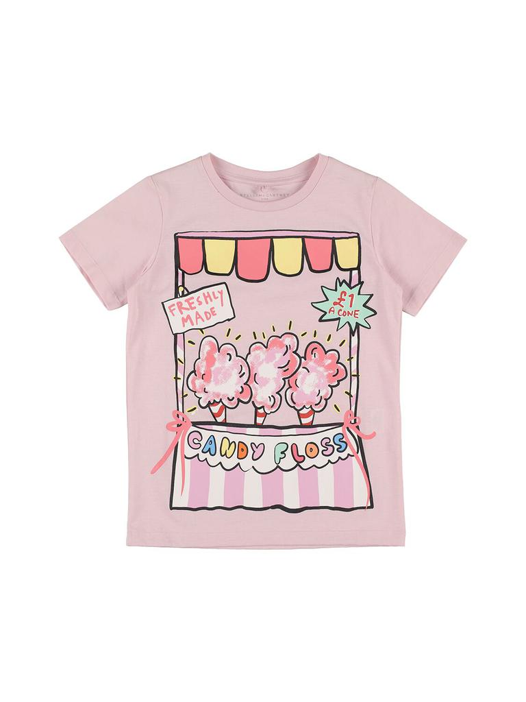 STELLA MCCARTNEY KIDS Candy Floss Organic Cotton T-shirt