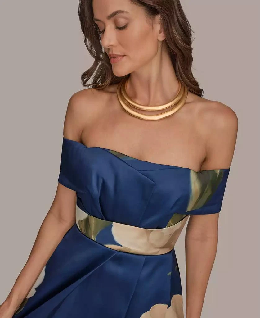 Donna Karan Women
s Off-The-Shoulder Ball Gown Dress 4