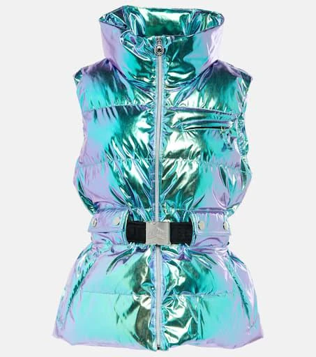 Jet Set Clara Met metallic puffer vest 1