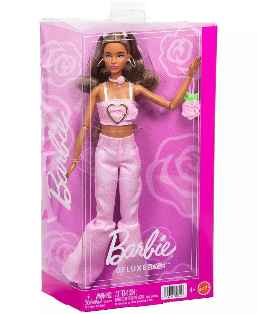 Barbie Deluxe Style Fashion Doll in Denim Crop Top 6