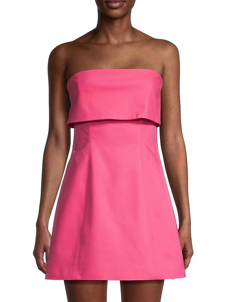 Misha Jemma Strapless Cotton Minidress 3