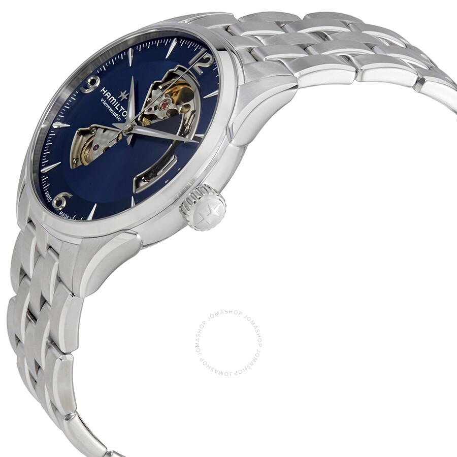 Hamilton Jazzmaster Automatic Open Heart Blue Dial Men's Watch H32705141