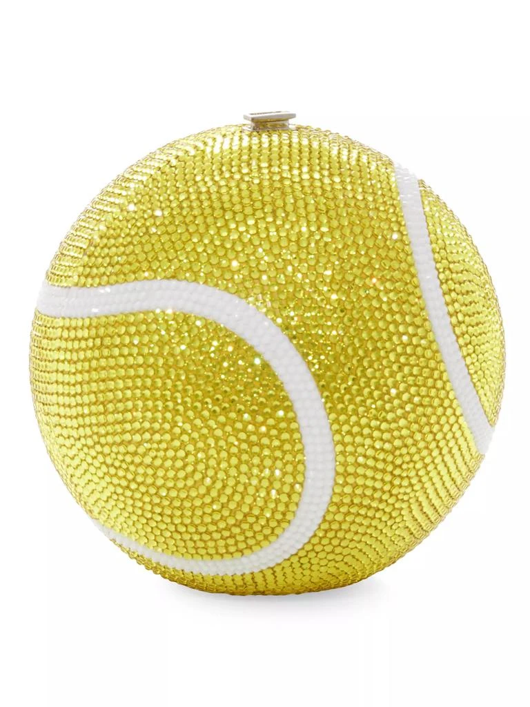Judith Leiber Tennis Ball Crystal-Embellished Clutch 3