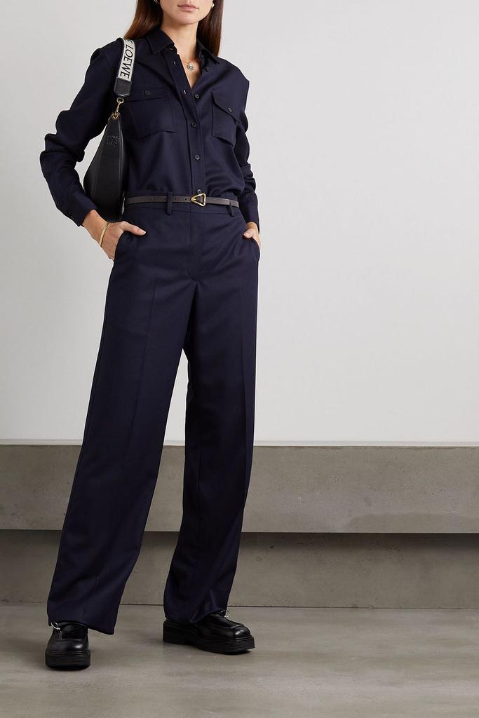 Brioni Wool-twill straight-leg pants