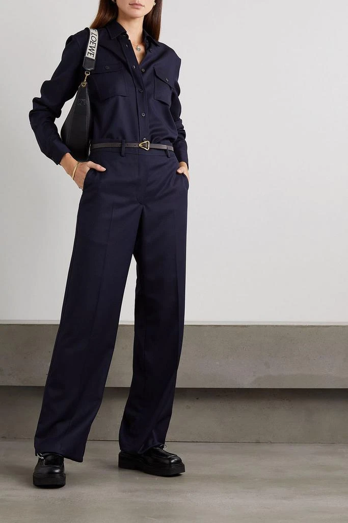 Brioni Wool-twill straight-leg pants 2