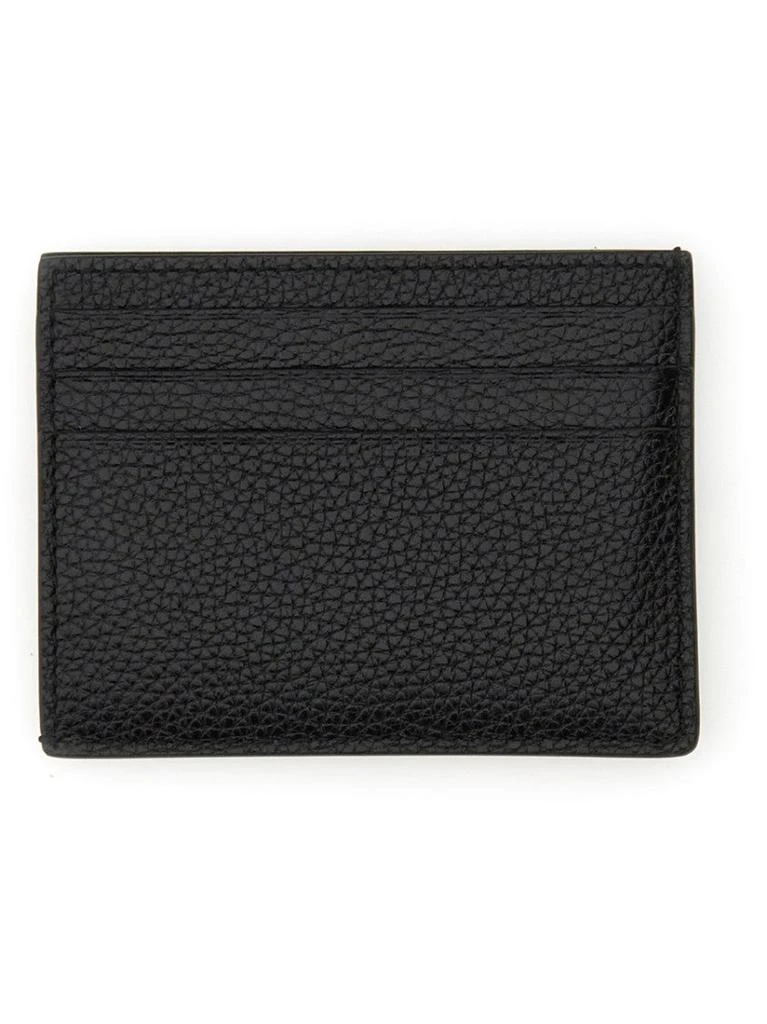 Tom Ford Textured Black Calf Leather Card Holder 2