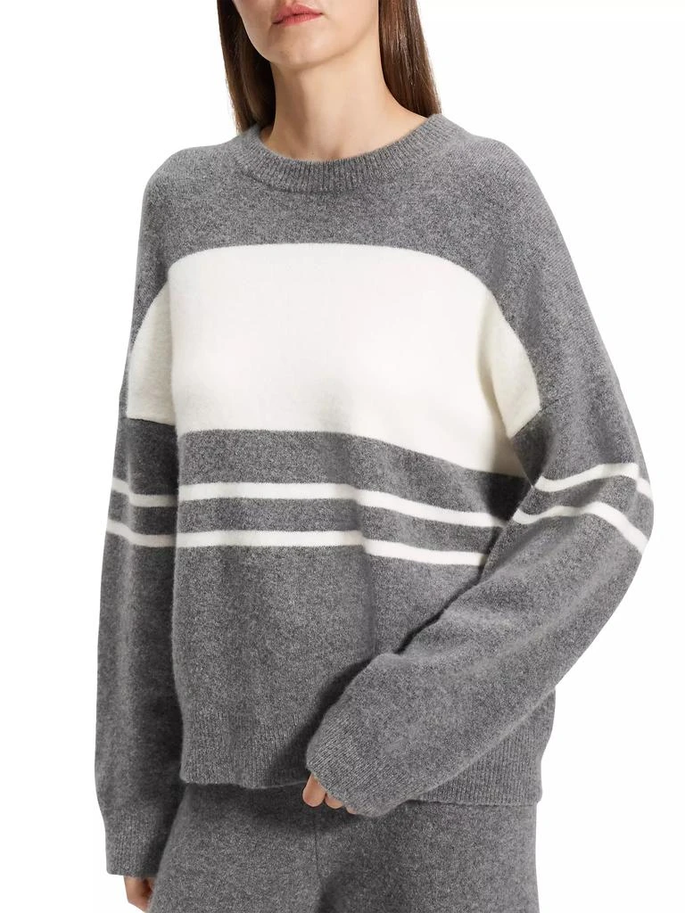 Theory Color Block Wool-Blend Sweater 6