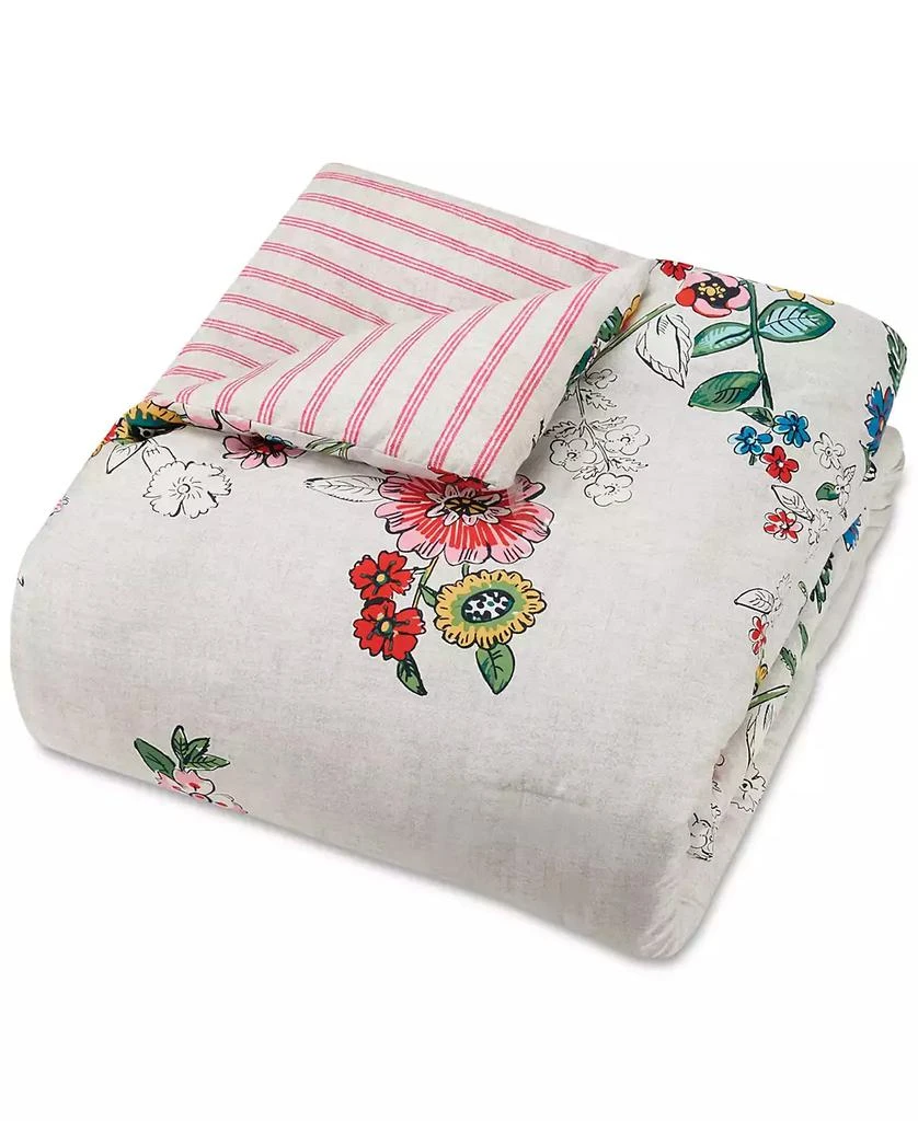 Jessica Simpson Coral Floral 3-Pc. King Comforter Set 2