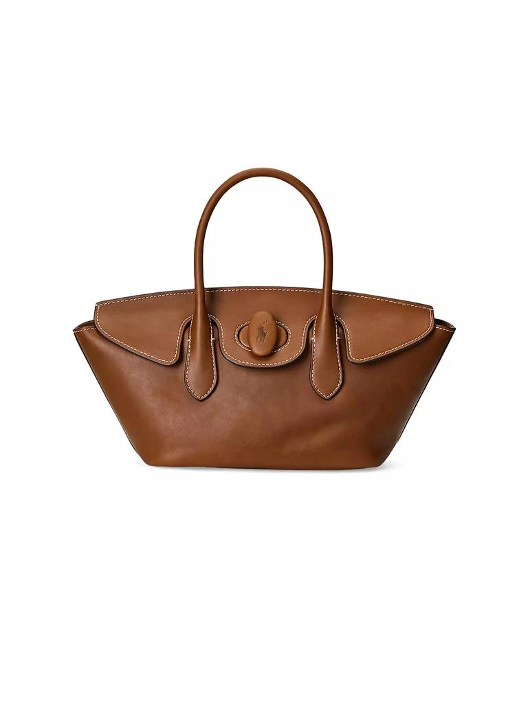 Ralph Lauren East-West Leather Satchel