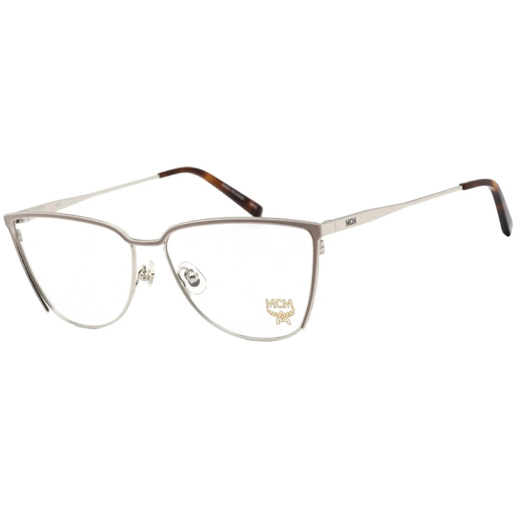 MCM MCM Women's Eyeglasses - Clear Demo Lens Nude Full Rim Metal Frame | MCM2135 290 1