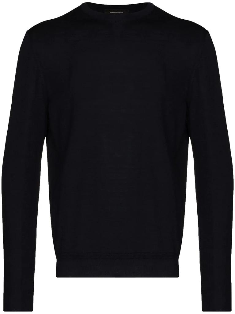 Zegna crew neck jumper - men