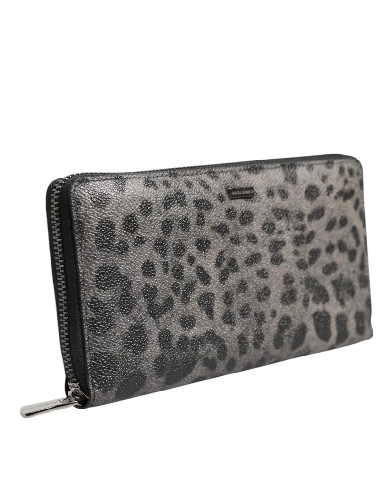 Dolce 
Gabbana Leopard Leather Zip Around Continental Men
s Wallet 2