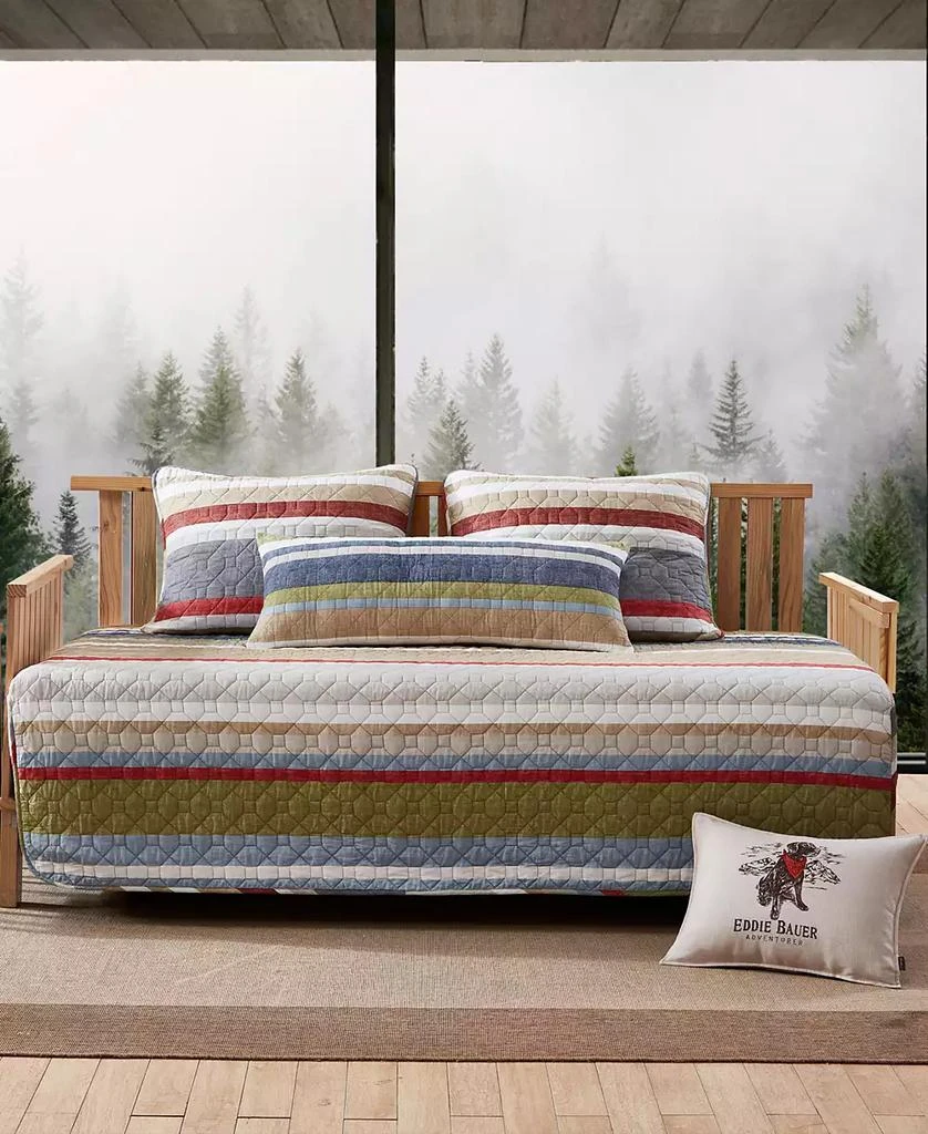 Eddie Bauer Ladder Stripe 4-Pc. Quilt Set 1