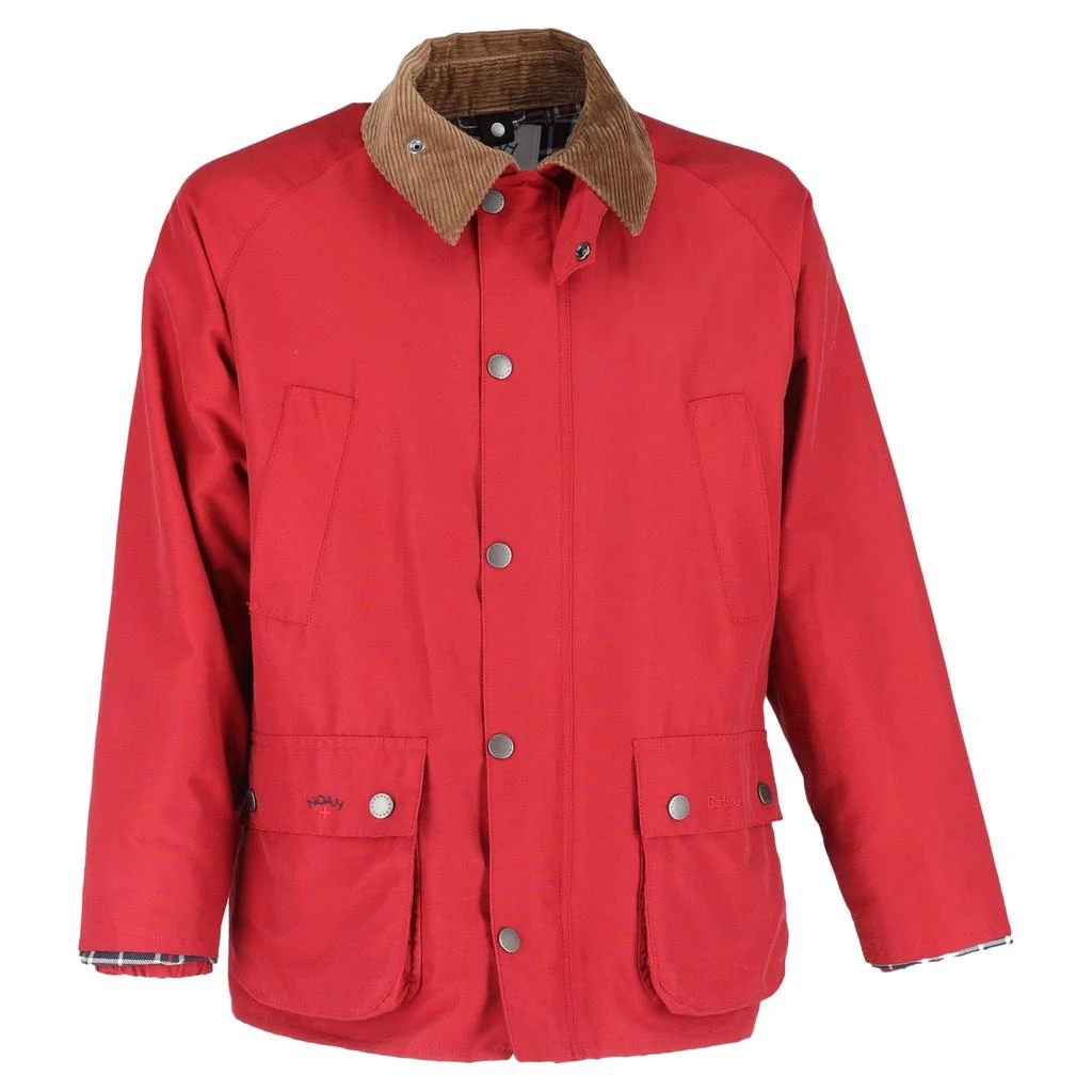 x Noah 60/40 Bedale Jacket in Red Cotton – On Sale Now with Up to