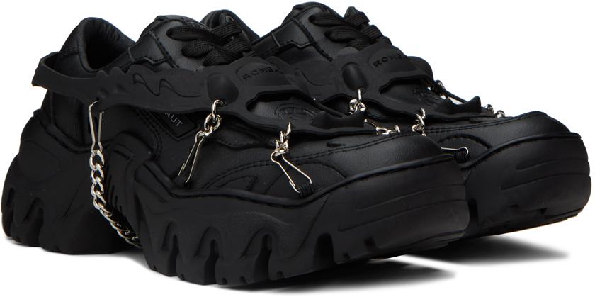 Shop Black Boccaccio II Harness Sneakers on Sale at Shop Black Boccaccio II Harness Sneakers on Sale at