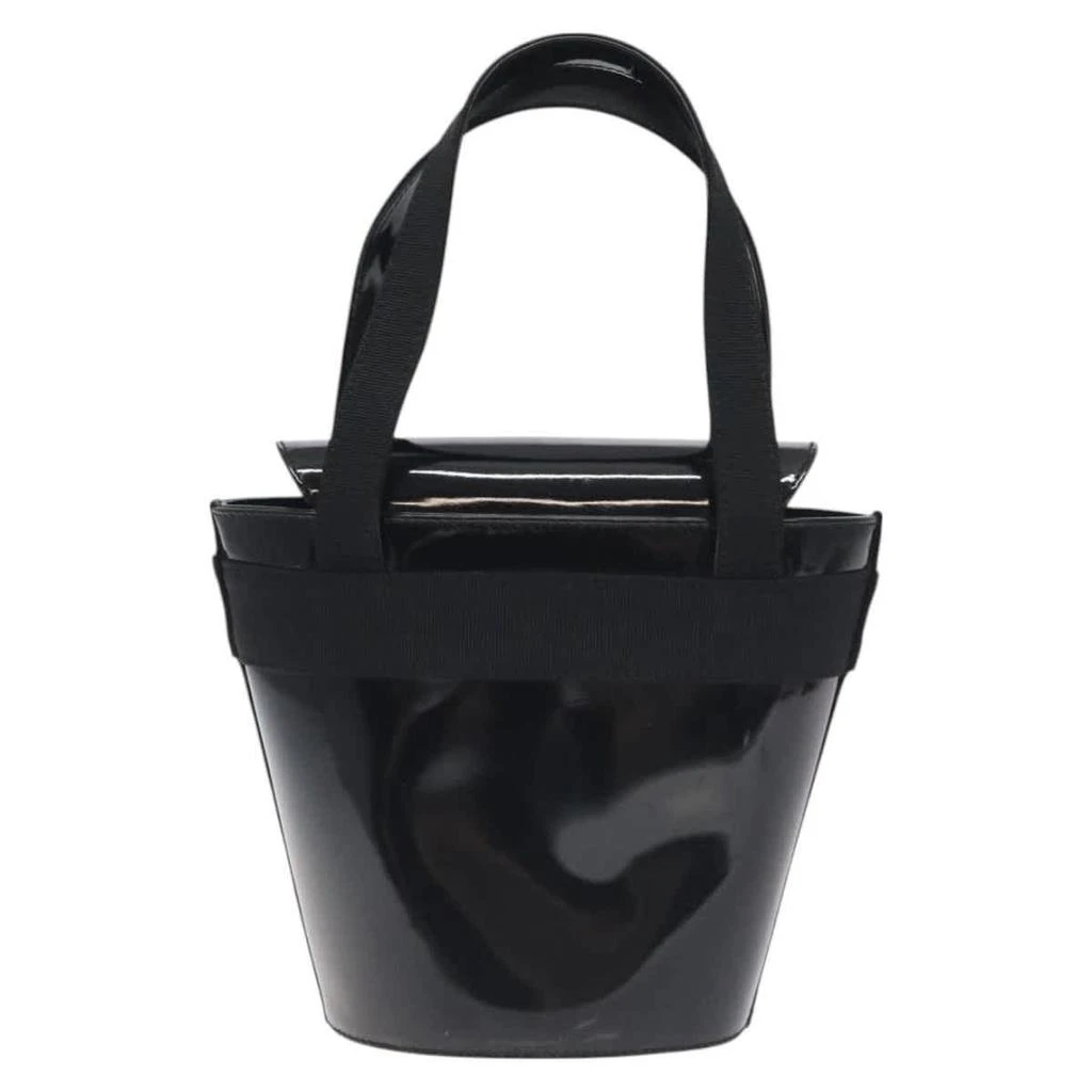 Salvatore Ferragamo Vara Bow Top Handle Bucket Bag Patent Leather Patent_Leather Handbag (Pre-Owned) 2