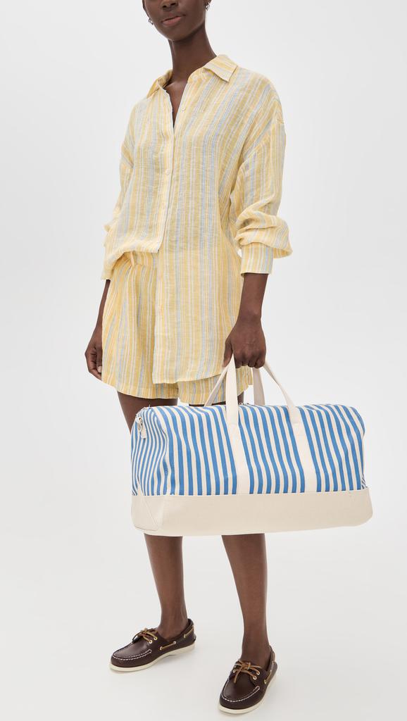 KULE The All Over Striped Duffle Bag