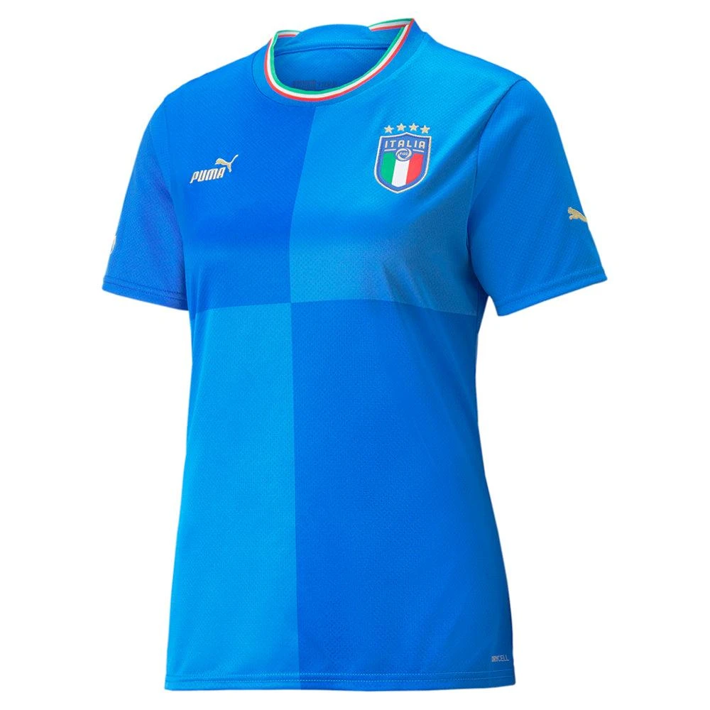 Puma FIGC Home Crew Neck Short Sleeve Soccer Jersey