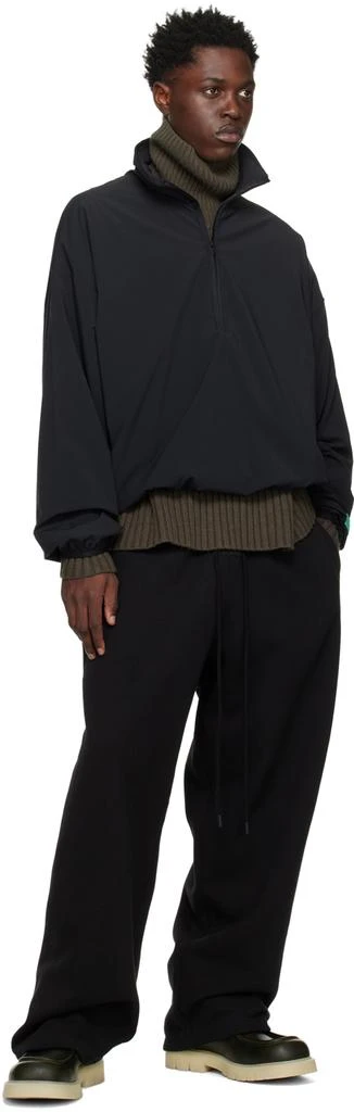 Fear of God ESSENTIALS Black Half-Zip Jacket 4