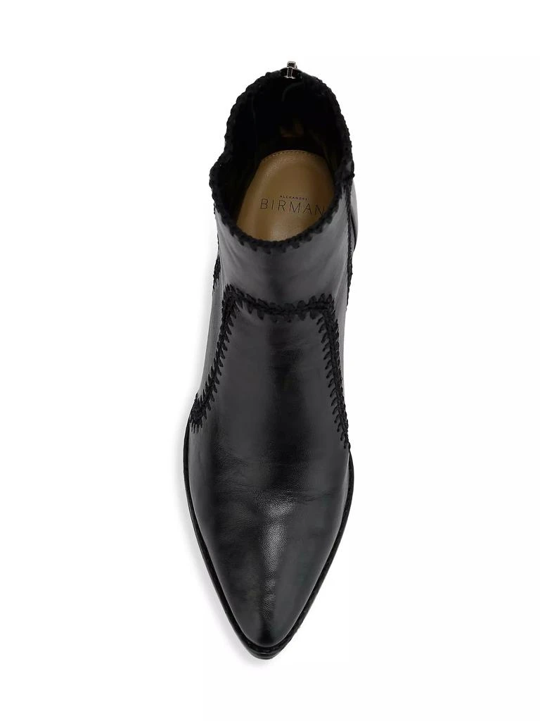 Alexandre Birman Benta Embroidered Leather Ankle Boots 5